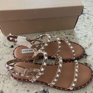 Steve Madden Travel Tan Sandals
